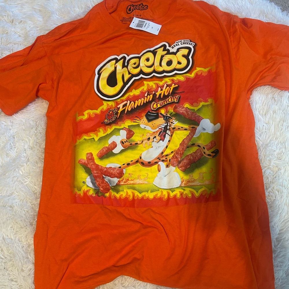 Cheetos Flamin' Hot Crunchy Orange T-Shirt